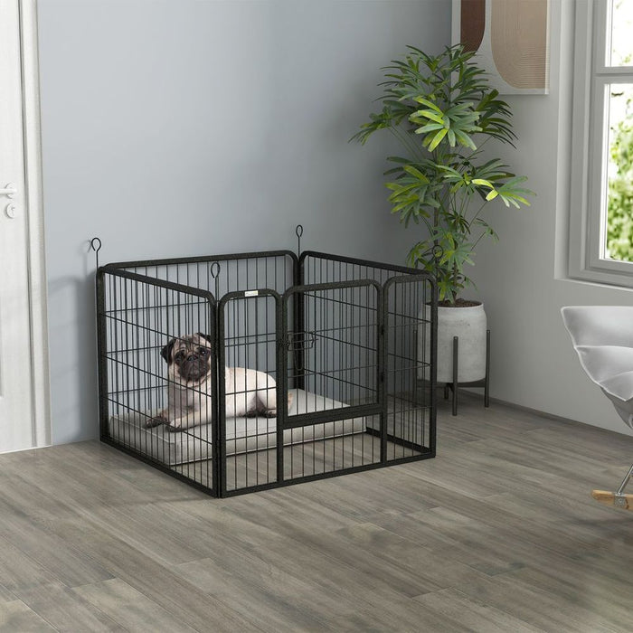 Premium Metal Pet Playpen w/Door, Indoor/Outdoor Use, Secure, 82Lx82Wx60Hcm