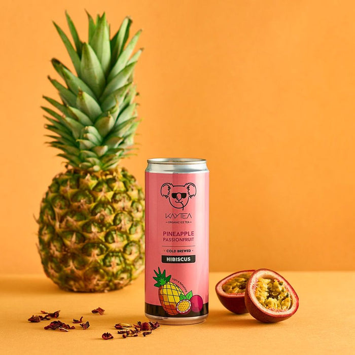 Organic Pineapple Passionfruit Ice Tea - KAYTEA (12x330mL)