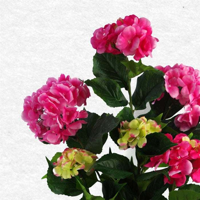 Pink Artificial Hydrangea Flower Plant - Lifelike & High-Quality - Perfect for Home Decor