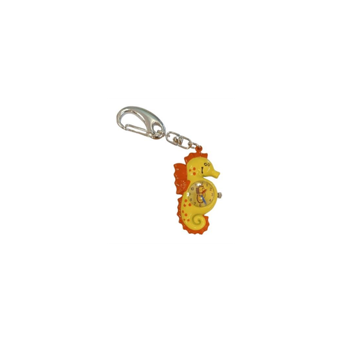 Imperial Key Chain Clock Seahorse IMP726 - CLEARANCE UNBOXED NEEDS RE-BATTERY