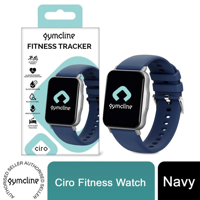 Gymcline Ciro Fitness Tracker - 25 Sports Modes, Water Resistant, High Quality