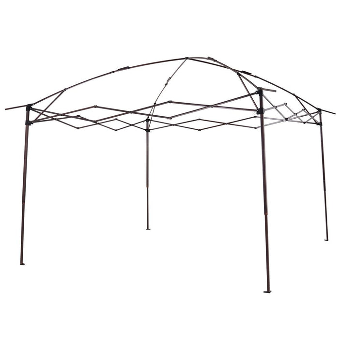 Gazebo, 325Lx325Wx295H cm-Khaki/Brown