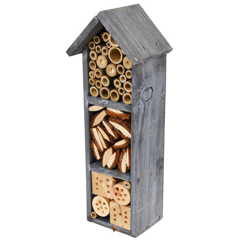 ASAB Deluxe 3 Storey Insect Hotel Grey