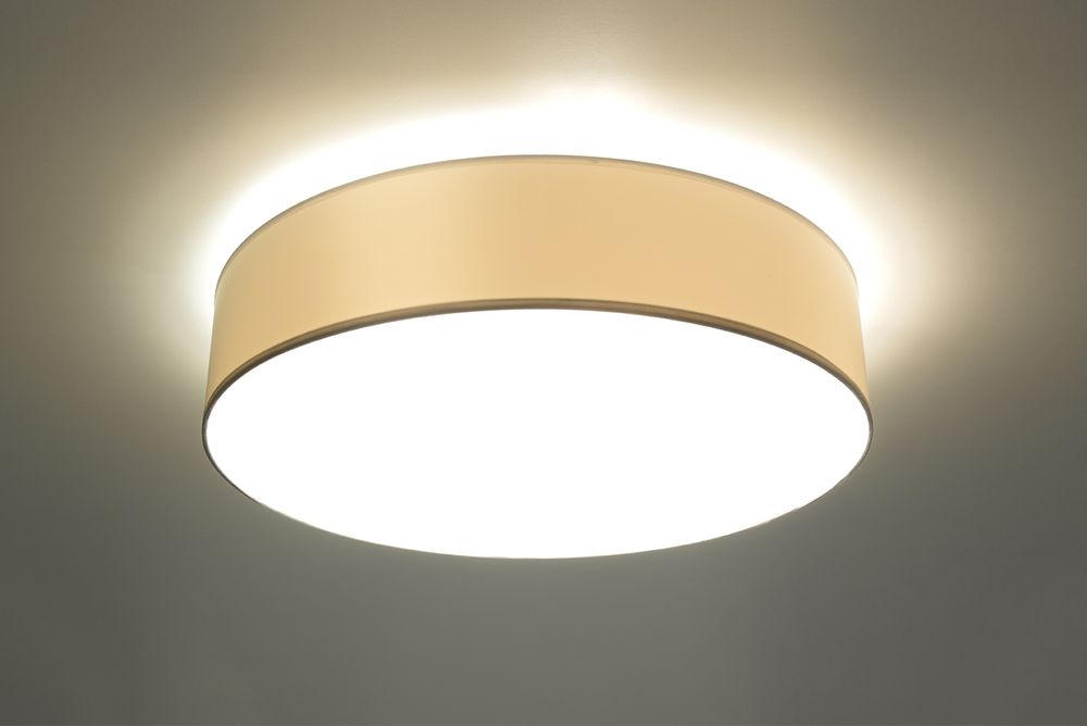 Designer Round LED Ceiling Lamp - White Loft Design - High Quality