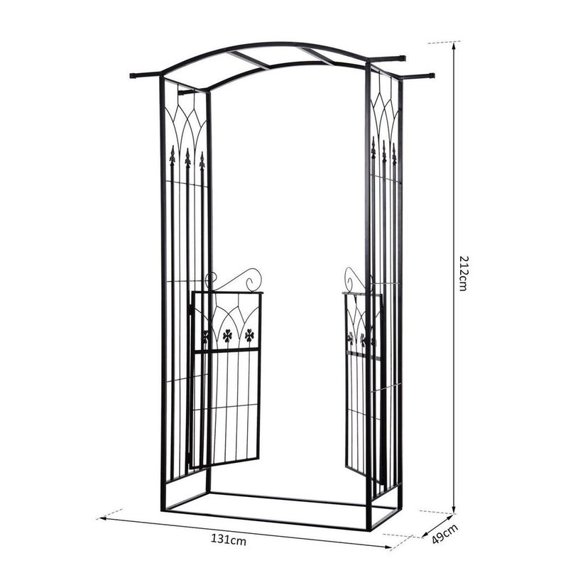 Gorgeous Outsunny Garden Arch Bench - Enhance Your Outdoor Space with Style