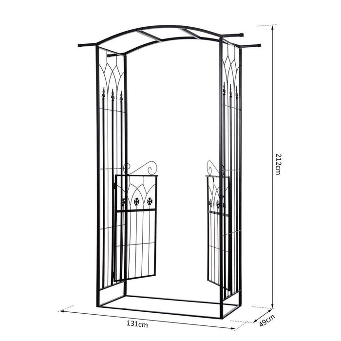 Gorgeous Outsunny Garden Arch Bench - Enhance Your Outdoor Space with Style