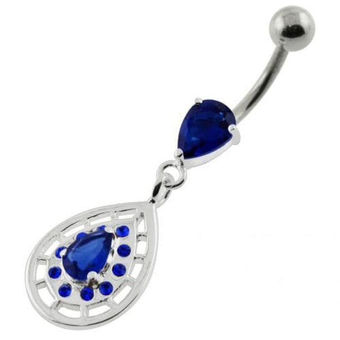 Tear Drop Patten Navel Belly piercing