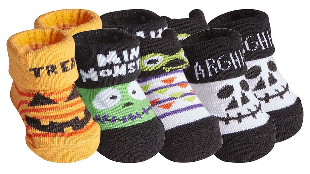 4 PACK - Tick Tock Baby Halloween Set