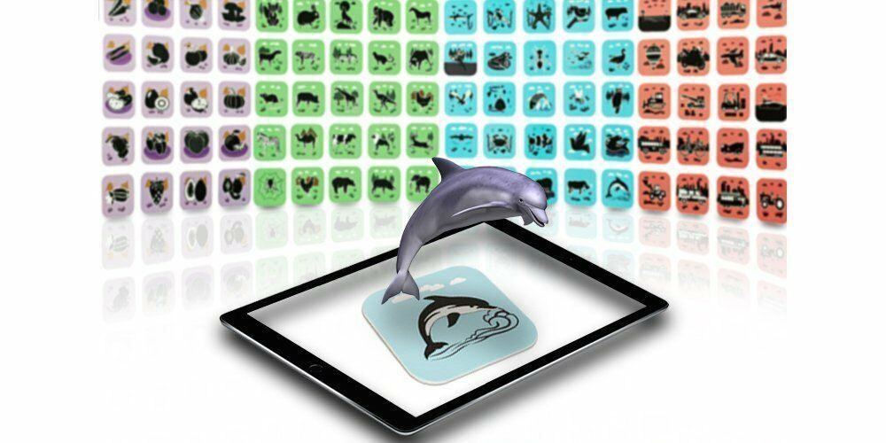 AR Education Cards: 108 High-Quality Cards + Storage Bag, Fun & Interactive Learning Tool