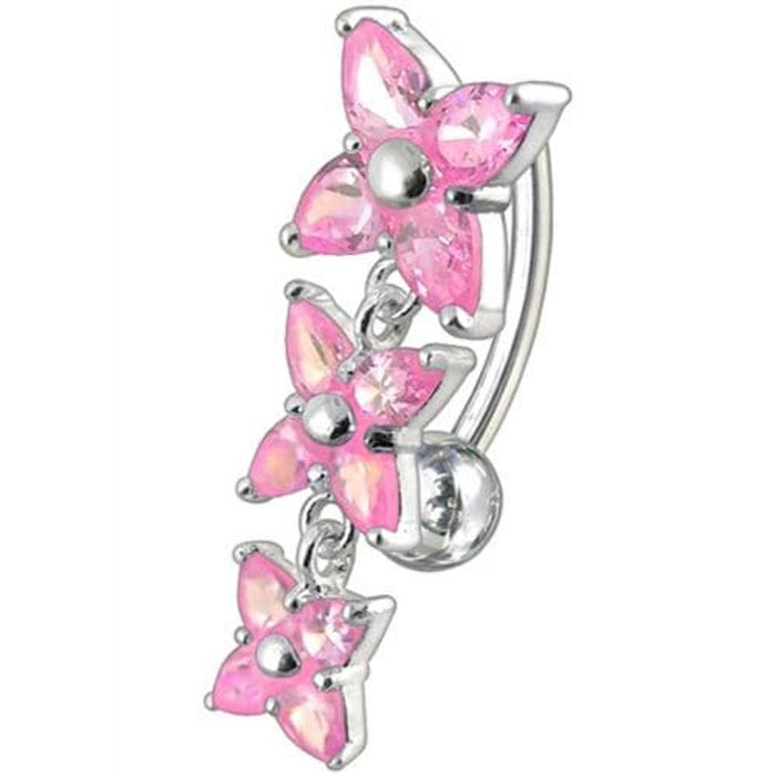 Fancy  Reverse Dangling Belly Ring