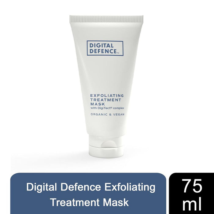 Digital Defence Exfoliating Treatment Mask, 75ml - Vegan, Organic, Nourishing, Anti-Blue Light