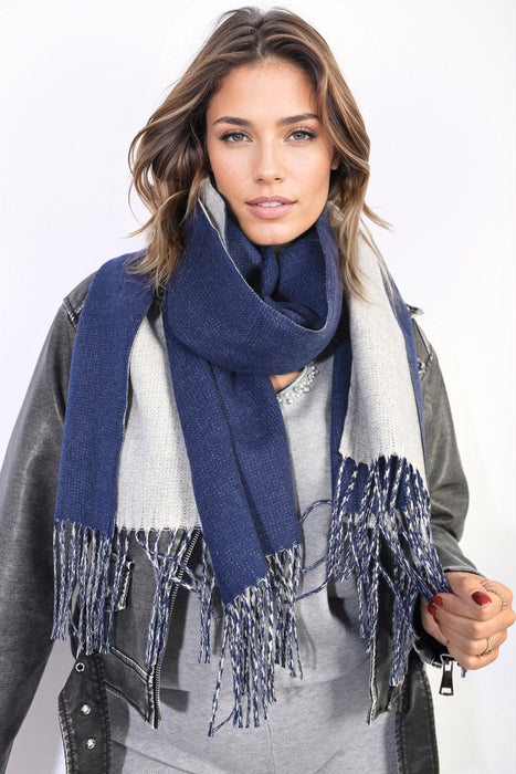 Cozy Winter Oversized Scarf with Tassel