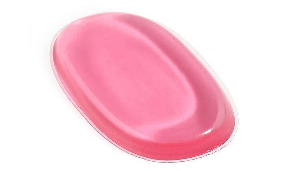 Washable Silicone Makeup Sponge Puff [Baby Pink] - Blending Applicator for Skin Care & Blusher