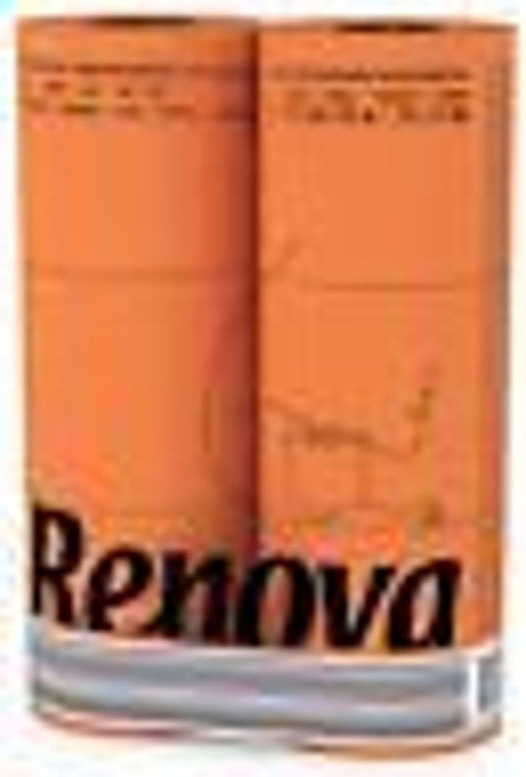 Renova 24 Rolls 3 Ply Soft Colour Toilet Loo Bathroom Tissue Paper Rolls