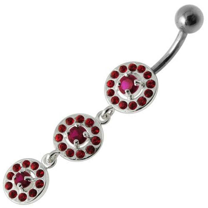 Fancy Old Classic Design Dangling Navel Ring