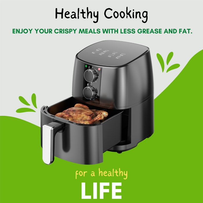 Domestic King 4L Air Fryer + Free Recipe Book - DK18056