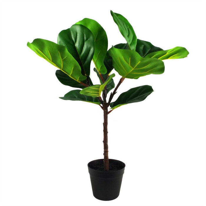 Premium 60cm Fiddle Fig Plant - Lifelike Artificial Décor for All Spaces