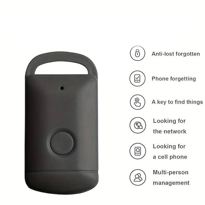 Bluetooth Key Finder GPS Locator Anti-lost Alarm/Tracker - Suitcase Shape [Black]