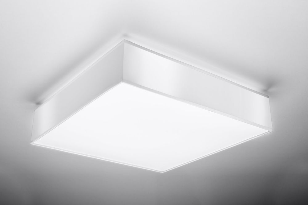 Premium HORUS 45 Ceiling Lamp - Elegant White LED Square Design - High-Quality for Modern Homes