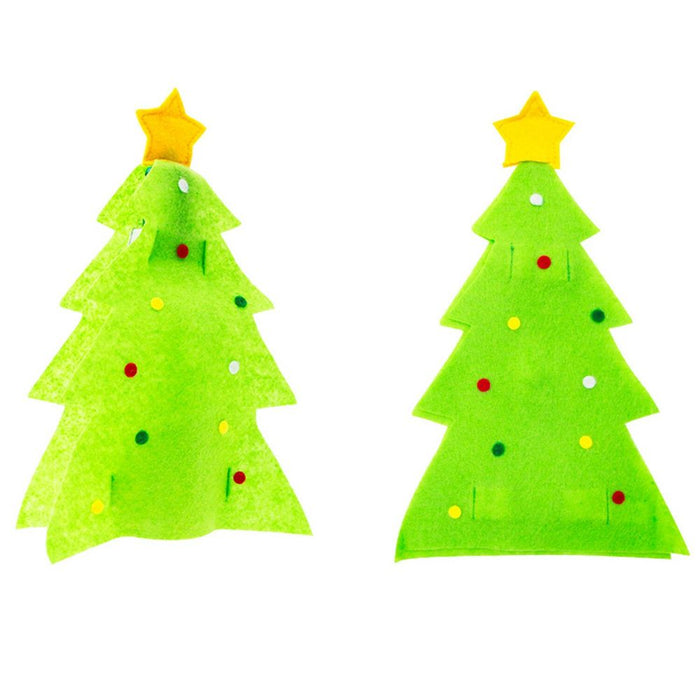 Flo Christmas Tree Wine Bottle Cover Green