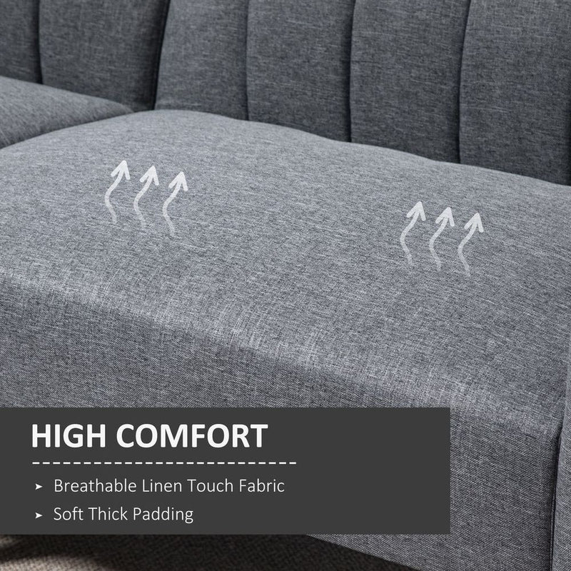 Versatile Adjustable Backrest Sofa Bed - Perfect for Living & Guest Rooms!
