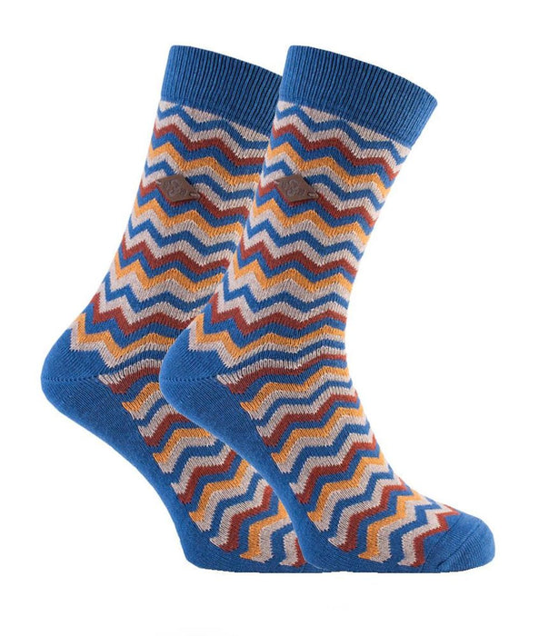 Farah 1920 - 2 Pairs Mens Zig Zag Socks