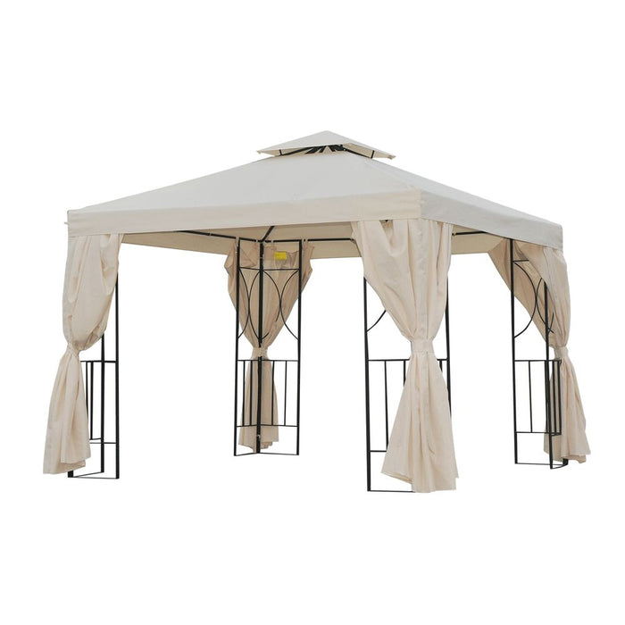 Upgrade Your Outdoor Space with 3x3m Metal Gazebo – Shade, Shelter, Party Ready