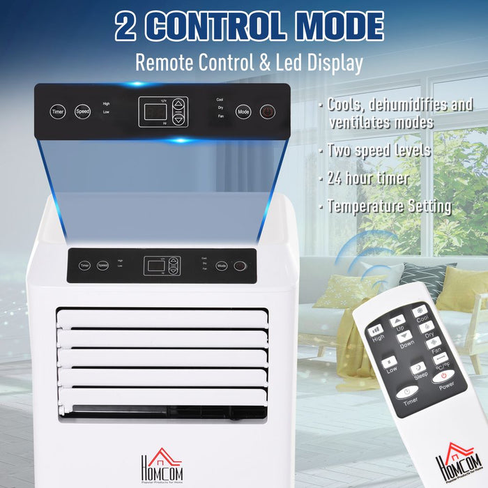 Portable White Air Conditioner, Cool Sleep Mode, RC, High Quality