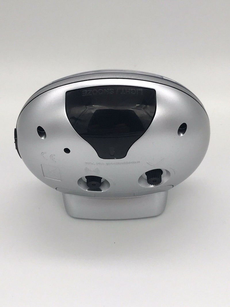 High-Quality Silent Sweep Silver Alarm Clock - Champion MF888S