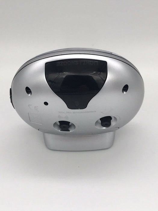 High-Quality Silent Sweep Silver Alarm Clock - Champion MF888S