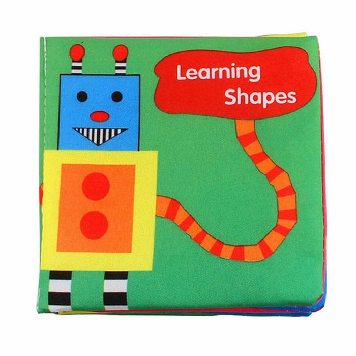 Doodle Soft Infant Cloth Book[Shapes] - Non-Toxic, Early Learning, Best Quality - Perfect Baby Gift