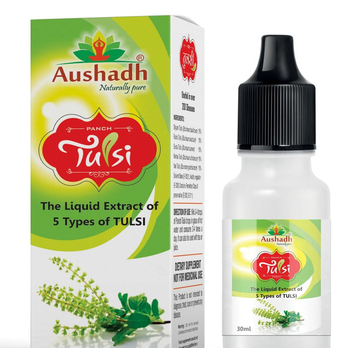 Holy Basil Drops 30mL: High-Quality Natural Ayurvedic Tulsi Extract