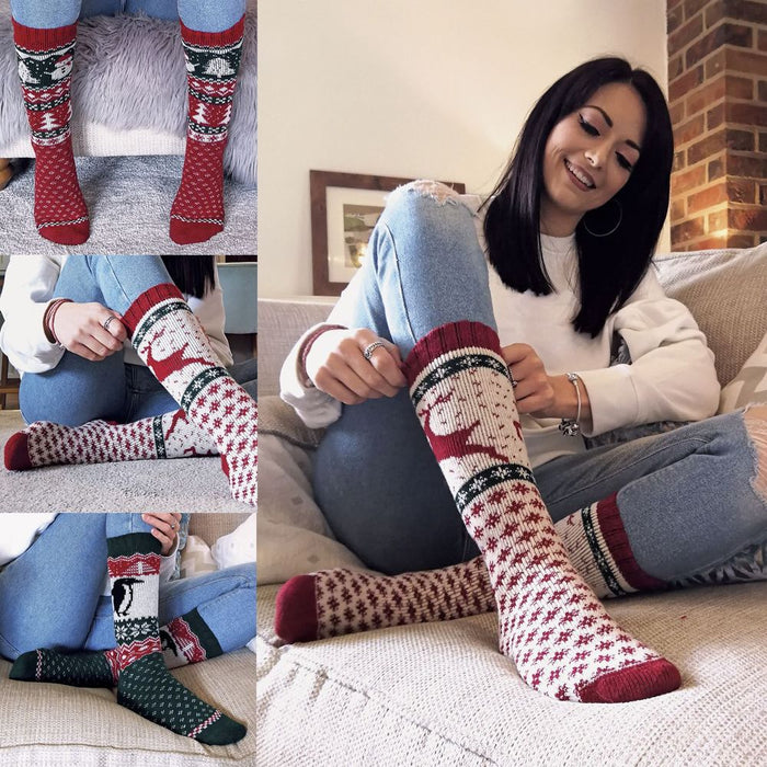 Luxury Wool Christmas Socks