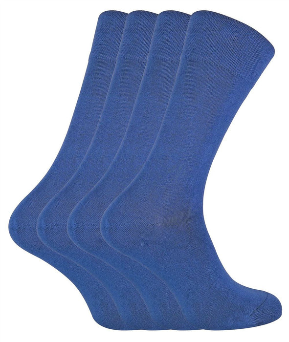 4 PAIRS Ladies Bamboo Crew Socks - CR2