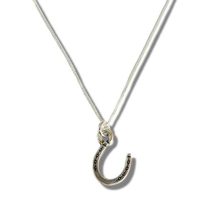 Horseshoe Silver Necklace - Perfect Good Luck Gift for Bridesmaids, Graduations, and Horse Lovers