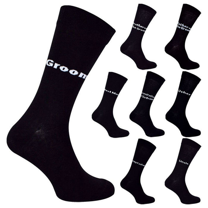 Sock Snob Men’s 1 Pack Novelty Wedding Socks