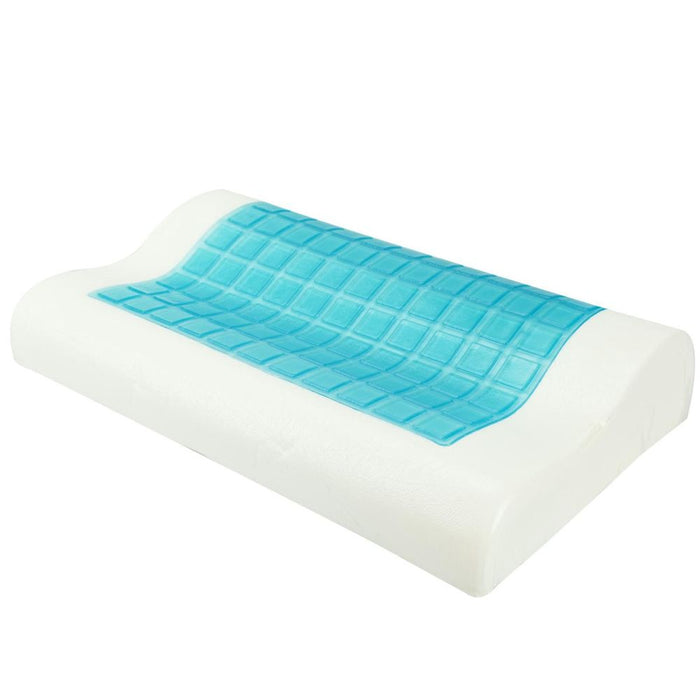 Hypoallergenic Cooling Gel Pillow for Neck, Head & Shoulder Support - Memory Foam - Standard Size