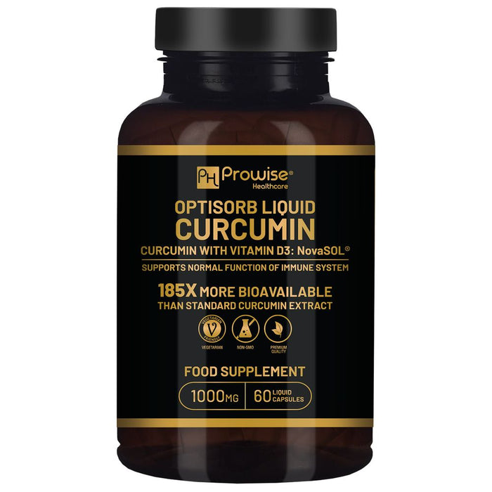 Optisorb Liquid Curcumin + Vitamin D - 60 Liqcaps