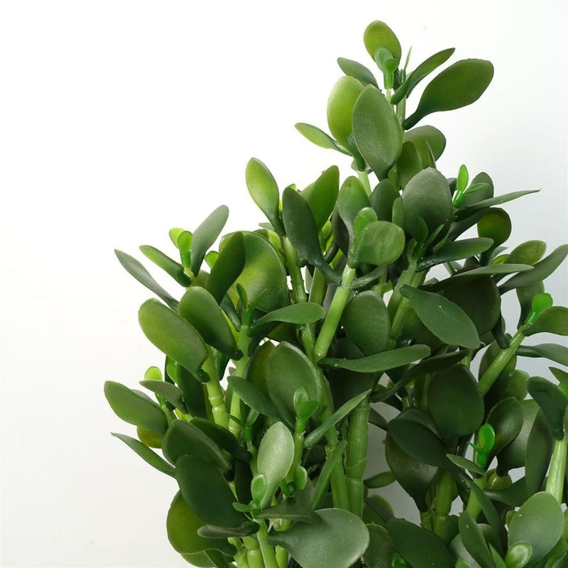 Premium Replica 75cm Green Jade Plant - Realistic and Stylish