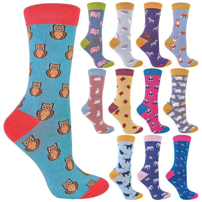 Fabulous Animal Socks - Unique Designs and Super Soft - Ideal Gift