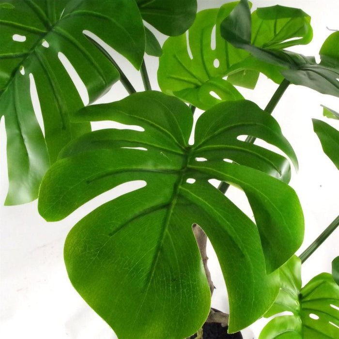 Exquisite 120cm Artificial Monstera Plant - High-Quality Twisted Stem - Realistic Details - Fully Potted - Perfect for Any Space