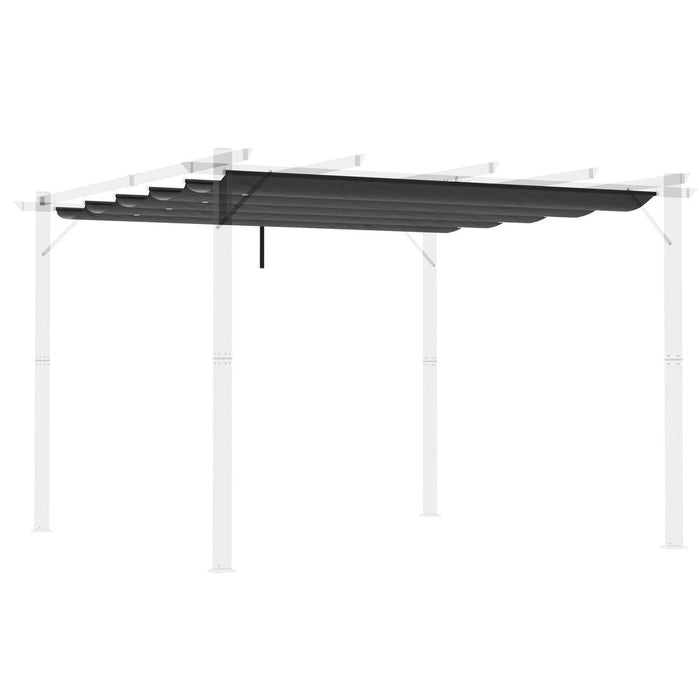 Premium Grey Pergola Shade Cover, 3x3m Replacement Canopy, Top Quality