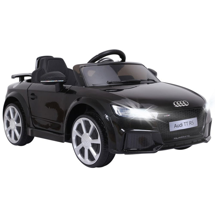 12V Battery Licensed Audi TT Ride On Car w/ Remote Headlight MP3 Black