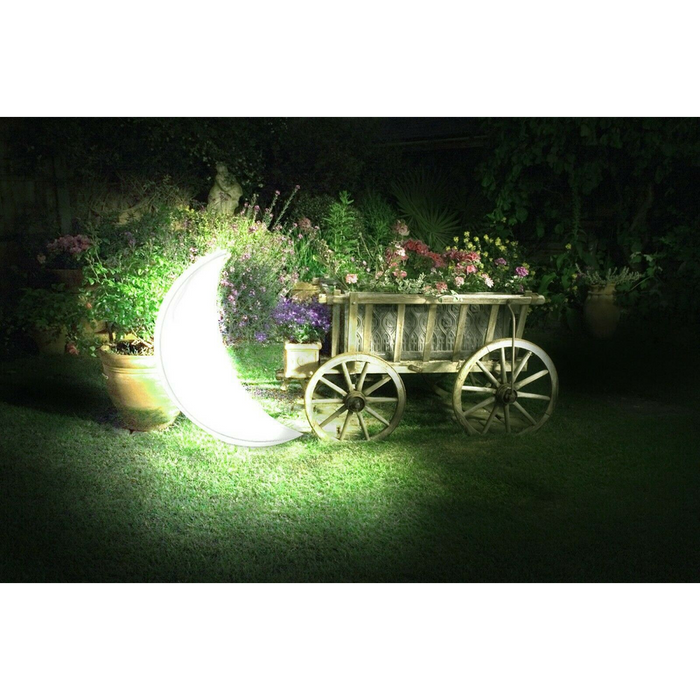 Intex LED Floating Moon Crescent Light for Garden Lighting, 1.35m x 43cm x 89cm