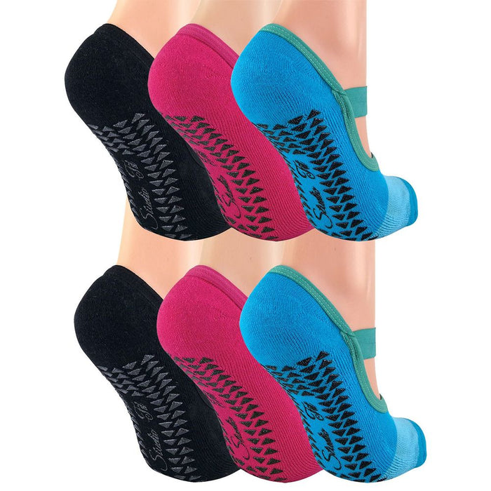 Ladies Invisible Anti Slip Yoga Socks