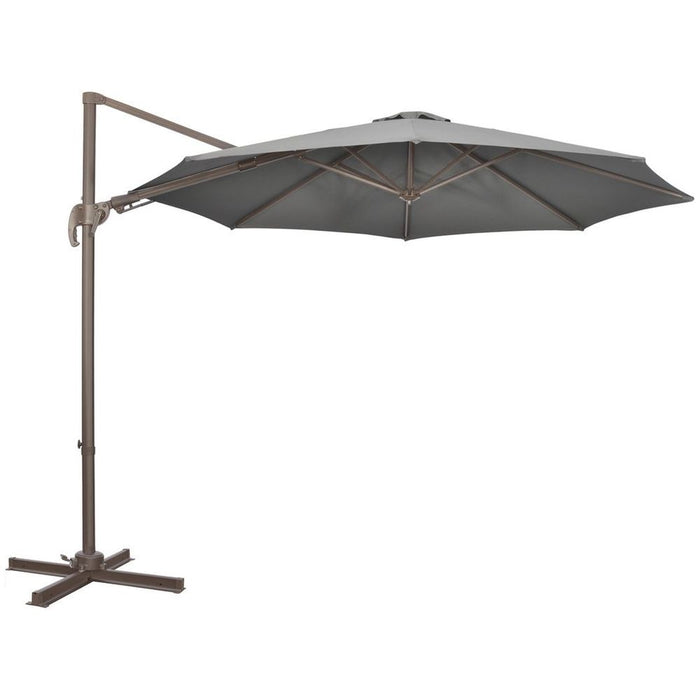 3(m) Cantilever Parasol 360° Rotation Roma Umbrella Grey