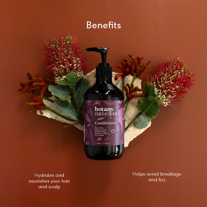 Botany Native Flora Hair Conditioner - Revitalizing Formula with Australian Extracts - 500ml