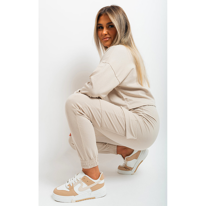 Crop Top & Cargo Joggers Co-ordinates - Trendy, Versatile, & Stylish Sets for Fashion-Forward Individuals