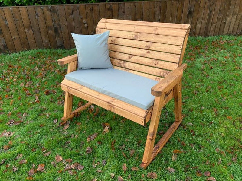 Premium English Two Seater Rocker Bench