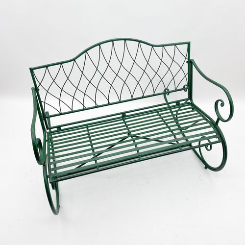 115CM GREEN 2 SEATER BENCH